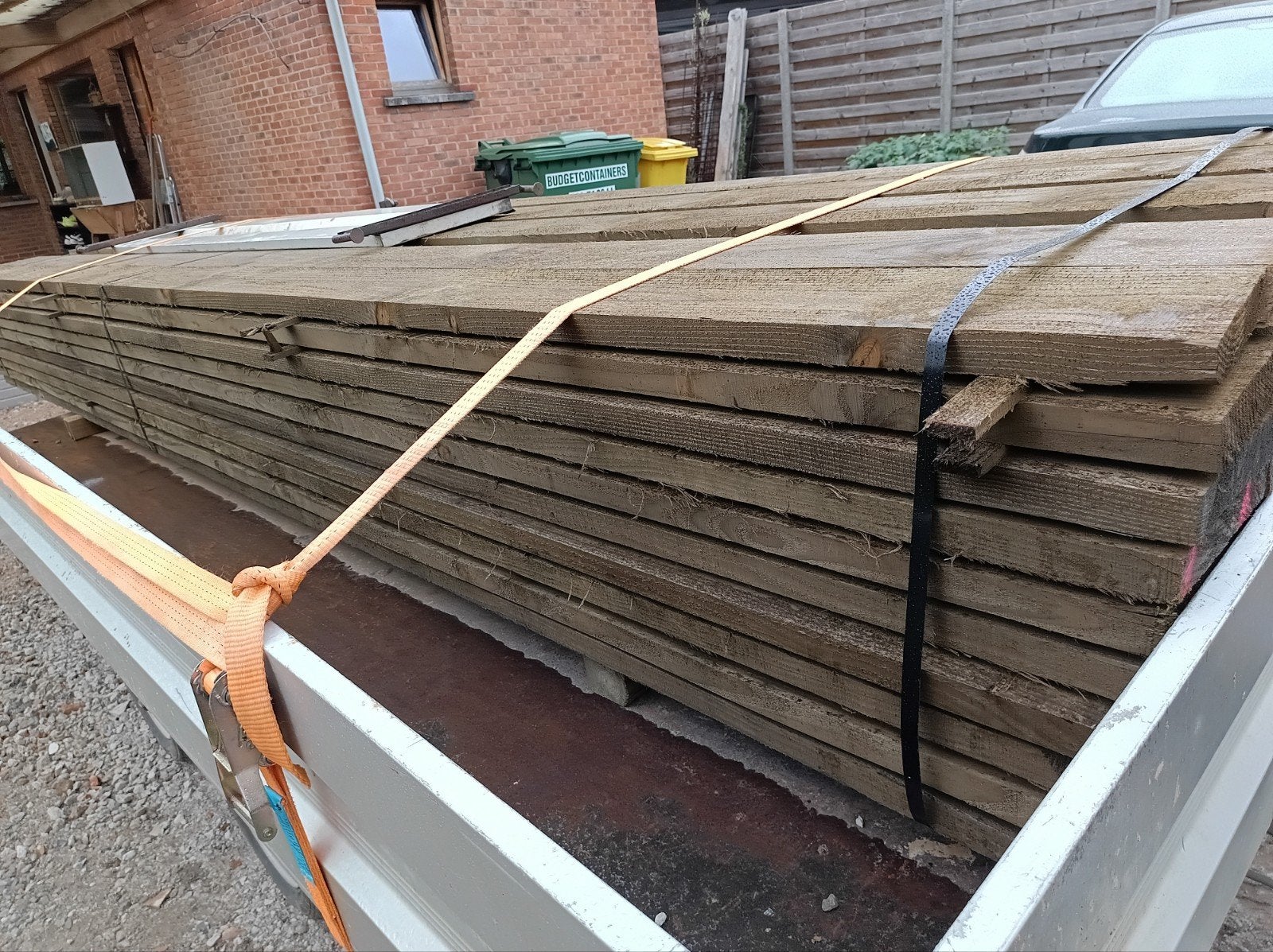 douglas spanten 175x35 geimpregneerd, Ophalen
