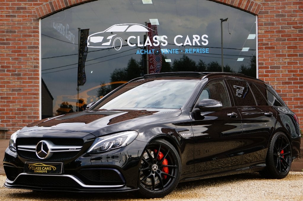 MERCEDES-BENZ C63 AMG V8 4.0 NAVI PANO MULTIBEAM CARNET, Autos, Mercedes-Benz, Cuir, Achat, Entreprise, Entretenue par le concessionnaire