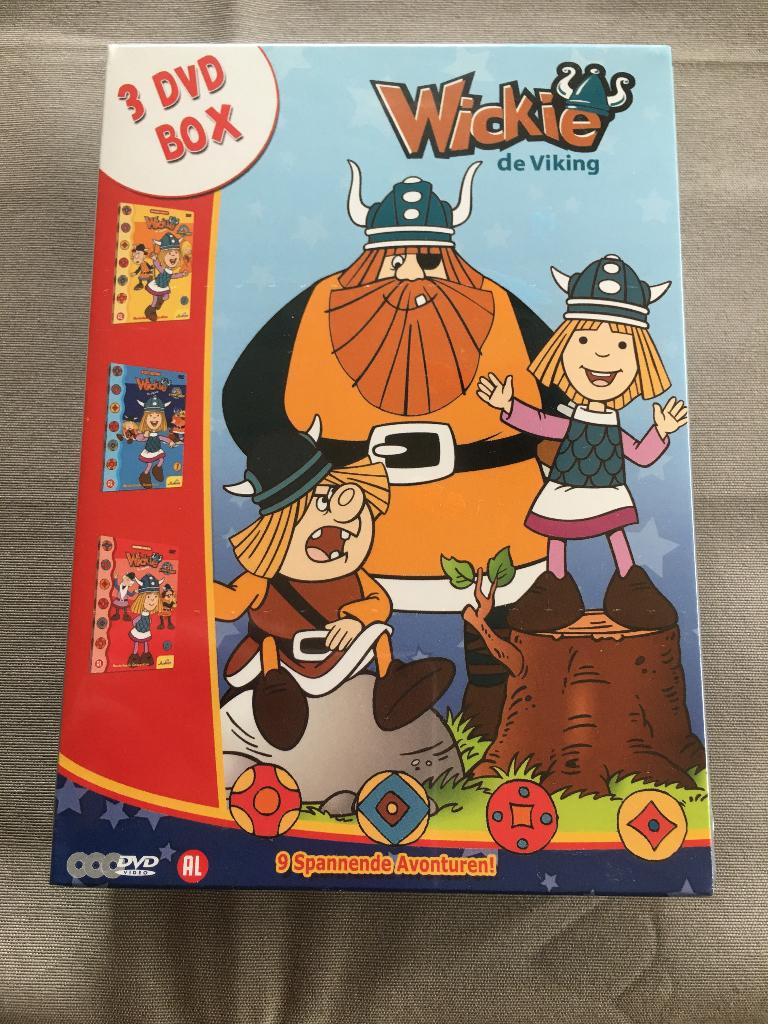 Wickie de Viking 3 dvd sealed box, Cd's en Dvd's, Ophalen, Nieuw in verpakking