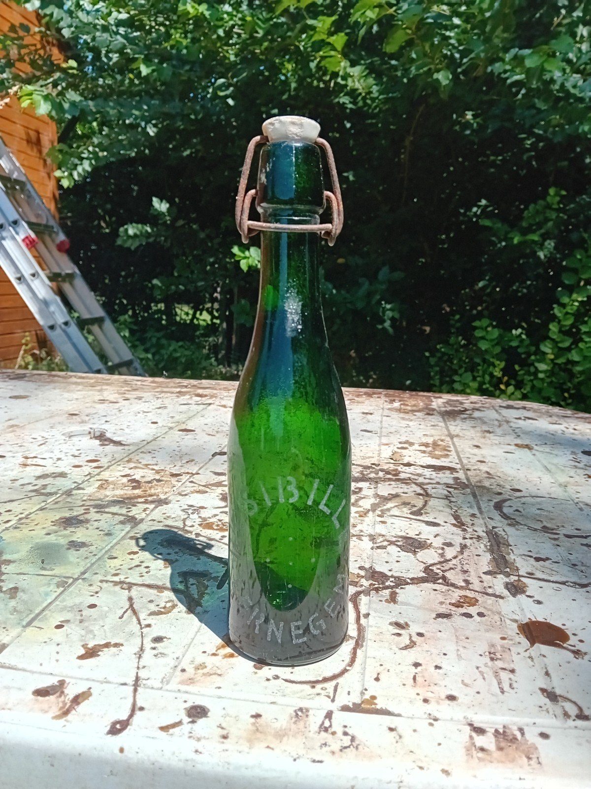 Oude vintage bierfles brouwerij Sibille Eernegem, Enlèvement ou Envoi