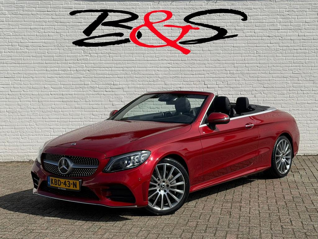 Mercedes-Benz C 300 Cabrio Premium AMG Facelift Cabrio Camer, Auto's, Automaat, Cabriolet, Bedrijf, Navigatiesysteem