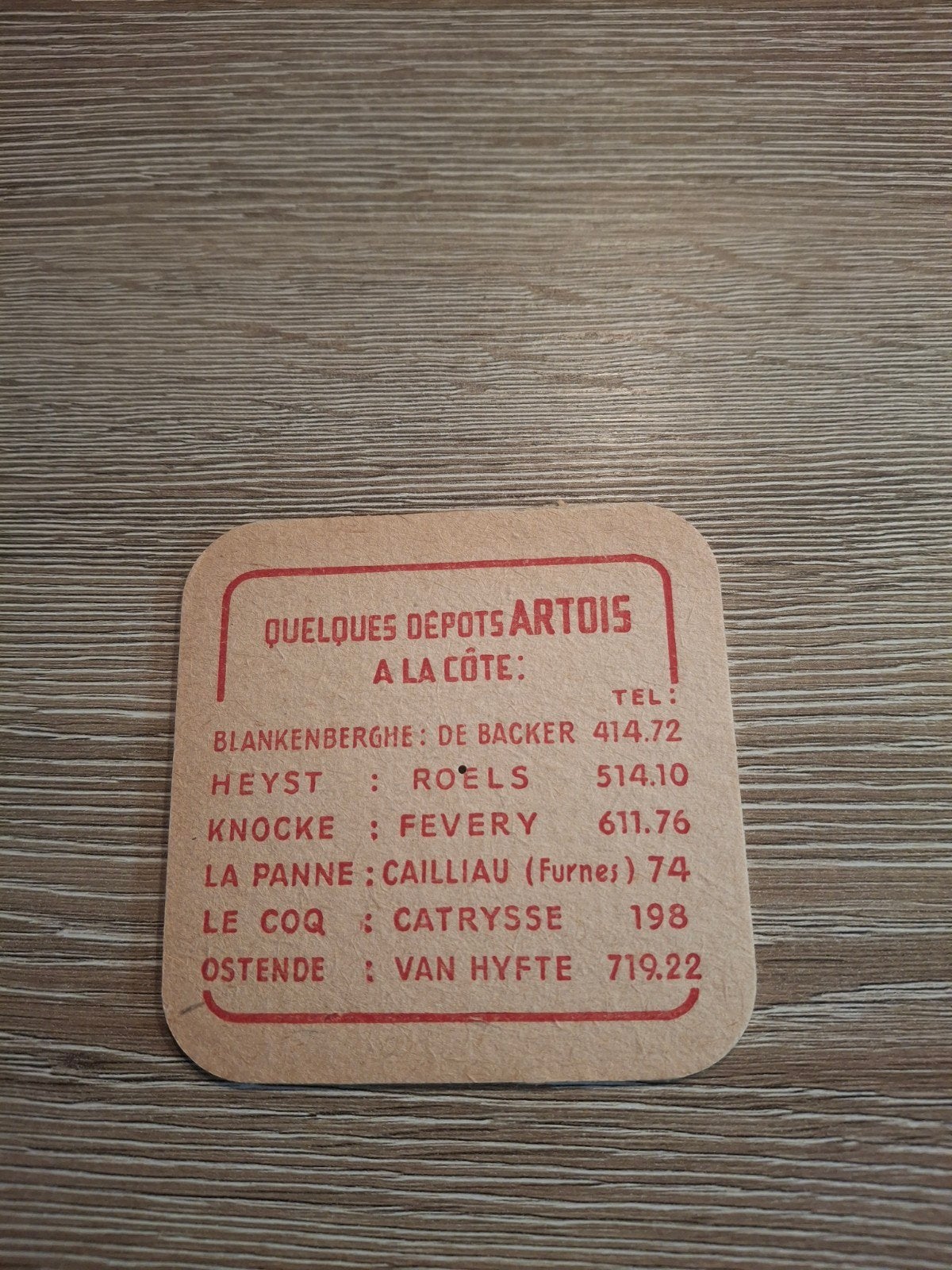 bierviltje stella artois, Verzamelen, Ophalen of Verzenden, Stella Artois