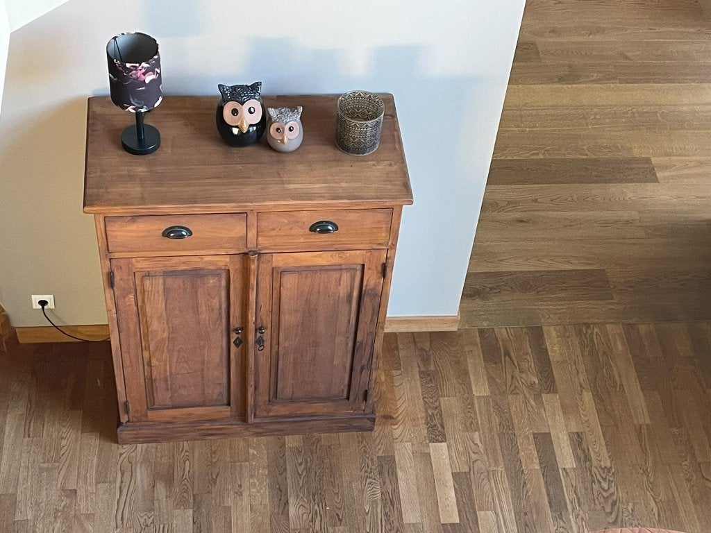 eetkamer teak / dressoir - barkast - tafel en stoelen, Huis en Inrichting, Ophalen, Gebruikt