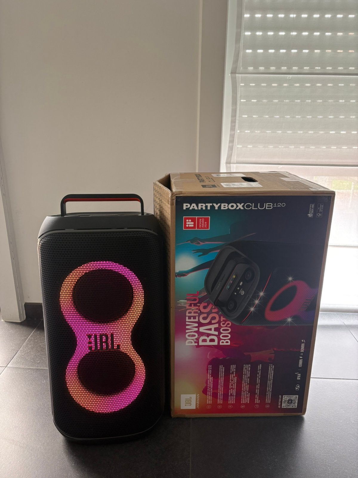Jbl partybox club 120, Ophalen, Zo goed als nieuw, Party speaker, JBL