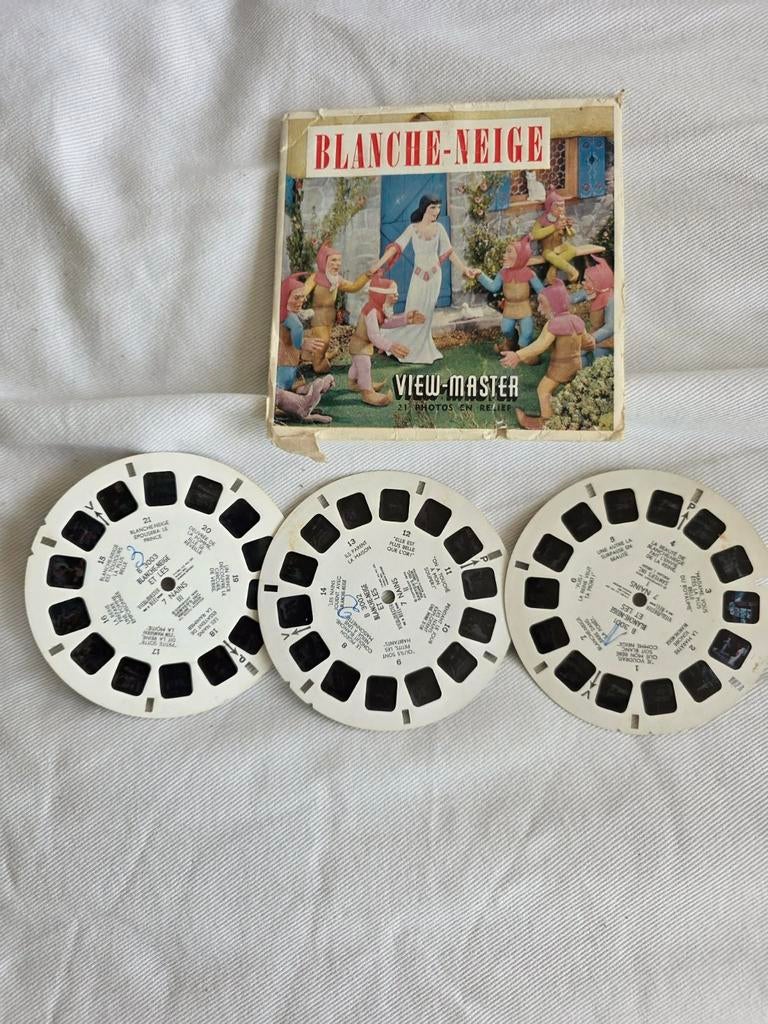 Viewmaster view-master set Blanche neige., Collections