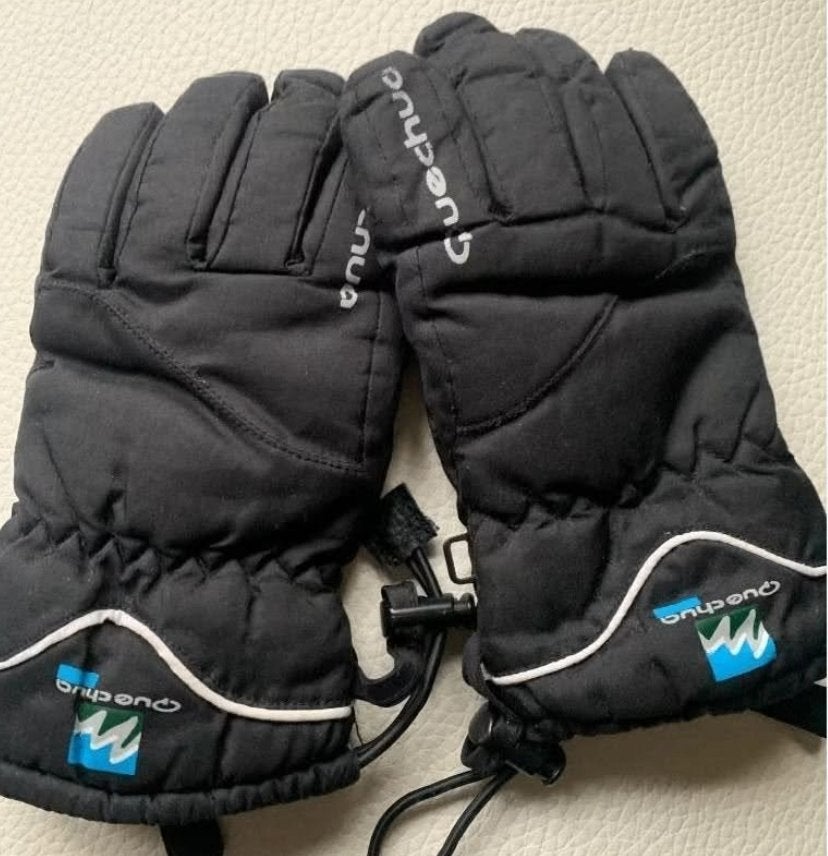 Quechua Skihandschoenen Zwart - 8 jaar, Kinderen en Baby's, 134 t/m 140, Gebruikt, Jongen of Meisje, Ophalen of Verzenden