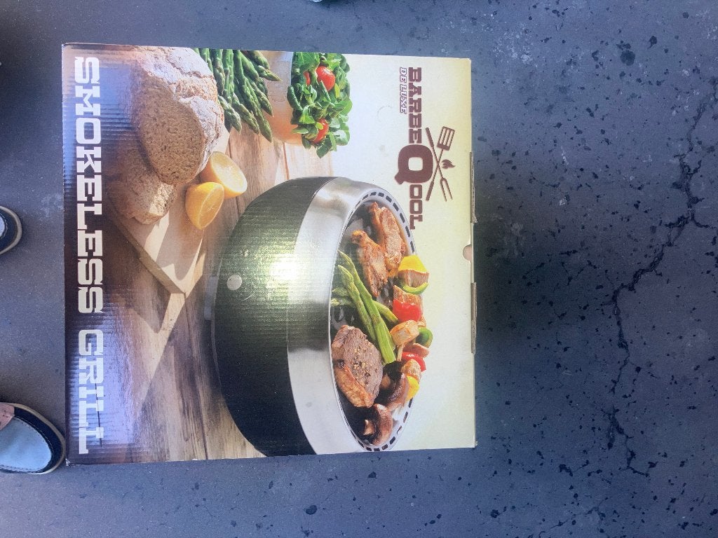 Barbecue de Luxe Smokeless Grill, Tuin en Terras, Ophalen, Nieuw