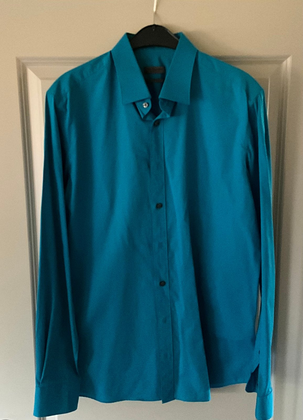 Chemise cintrée SIR OLIVER pour homme — taille 42 (L), Enlèvement ou Envoi, Comme neuf, Bleu, Tour de cou 41/42 (L)