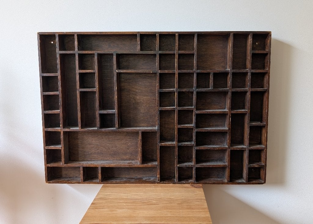 Tableau à compartiments, 70 cm, Vintage, Enlèvement, Panneau mural