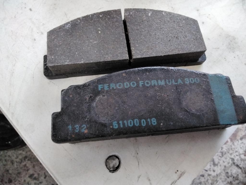 Nieuwe remblokken vooraan voor FIAT 124,125 124,125,127127,1, Enlèvement, Neuf, Seat