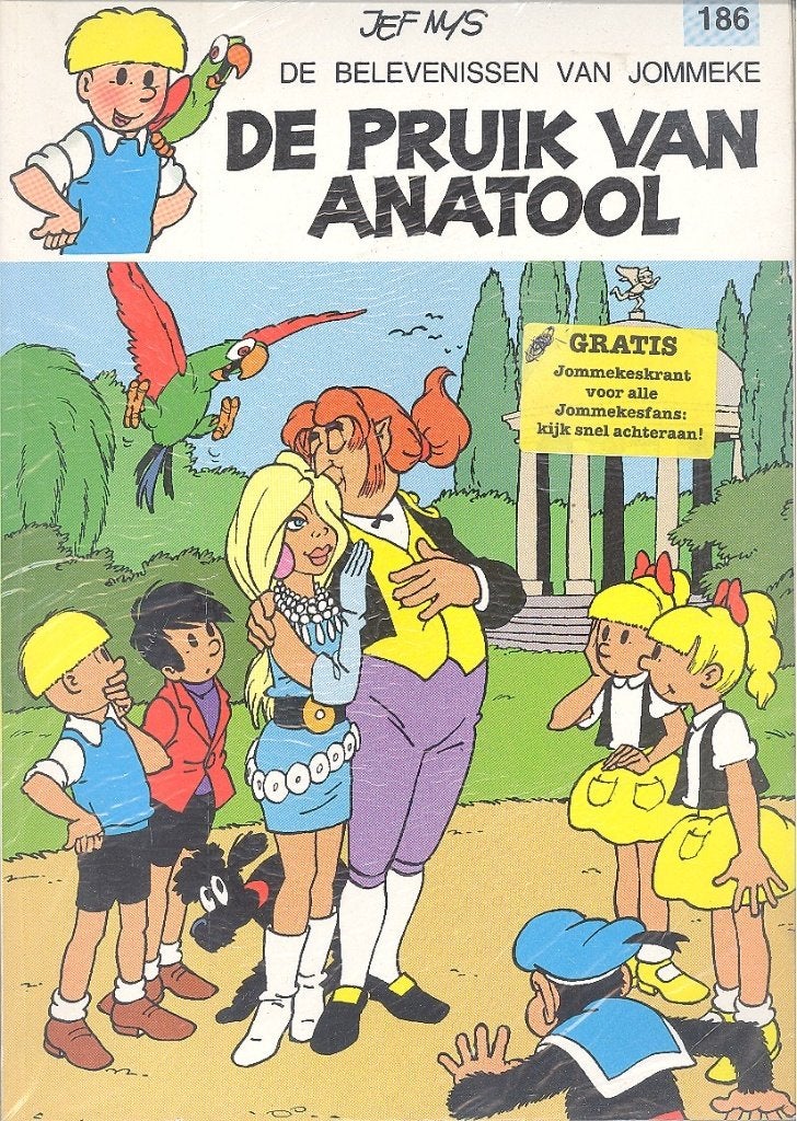 Jommeke nr 186 - De pruik van Anatool - geseald met krant., Boeken, Stripverhalen, Eén stripboek, Nieuw, Jef Nys., Ophalen of Verzenden