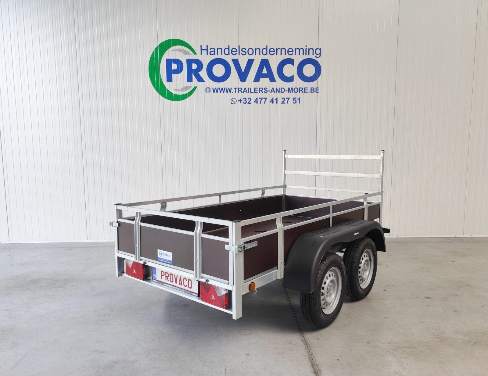 Nieuwe dubbelasser 750kg keuringsvrij… garantie …coc-attest, Enlèvement