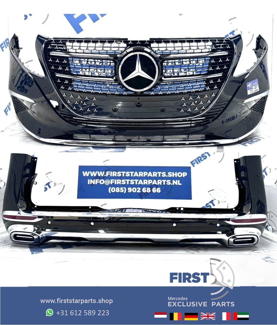 W447 V KLASSE FACELIFT 2026 PAKKET COMPLEET ZWART GRIJS WIT, -, Mercedes-Benz, Utilisé, Avant