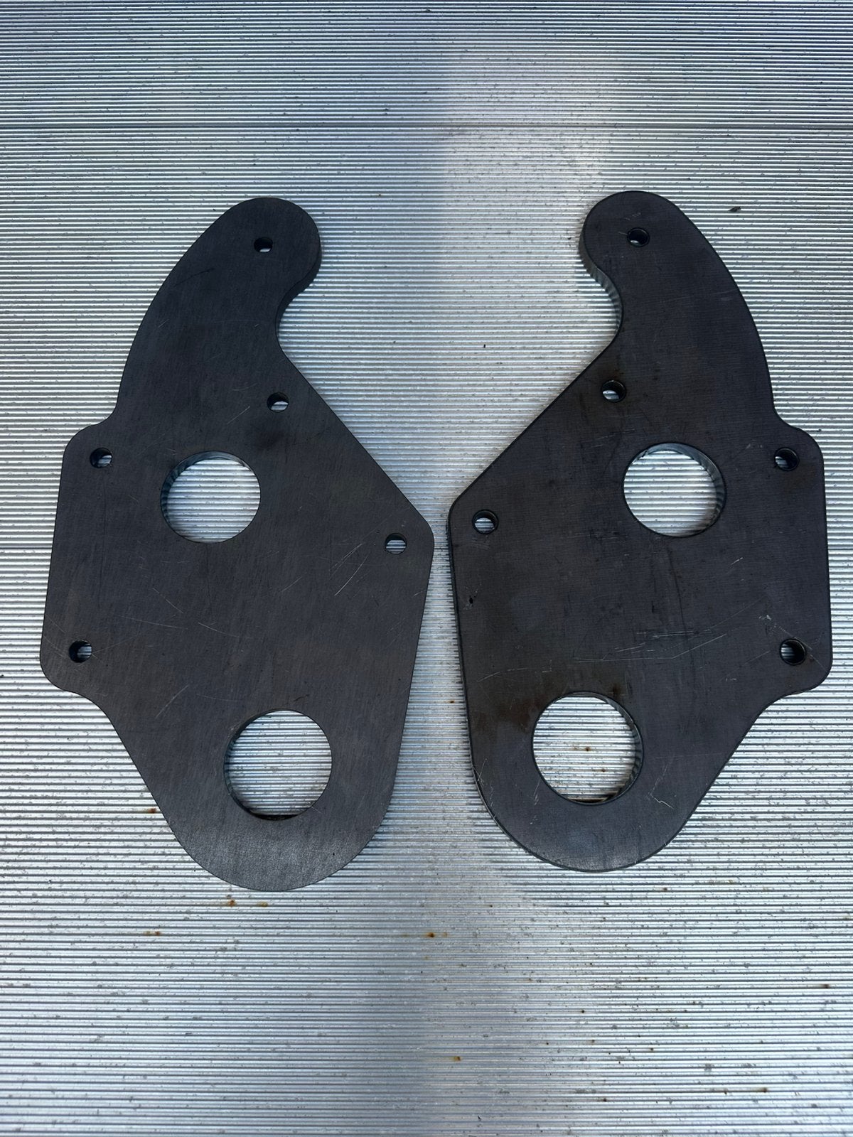 Set nieuwe vw t2 bus vooras schokdemper torens platen, Auto-onderdelen, Ophanging en Onderstel, Volkswagen, Ophalen of Verzenden