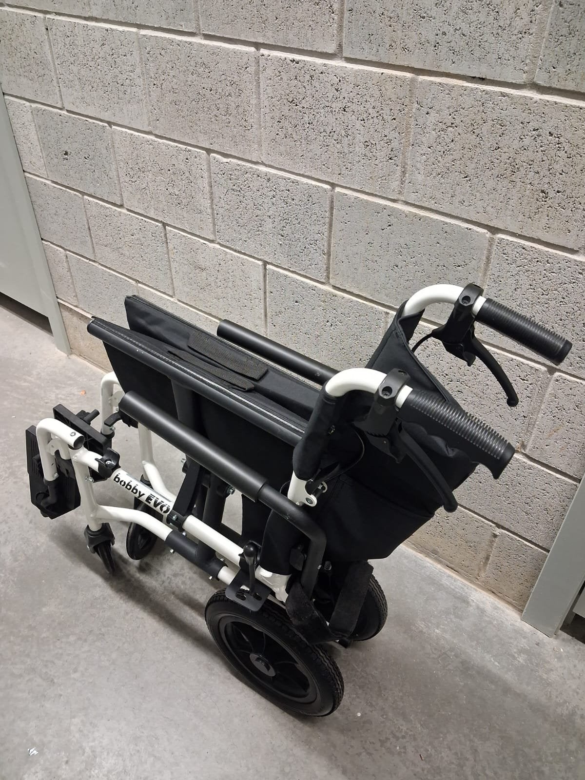 Opvouwbare rolstoel, weinig gebruikt, 48 cm, Diversen, Ophalen, Inklapbaar, Zo goed als nieuw, Duwrolstoel