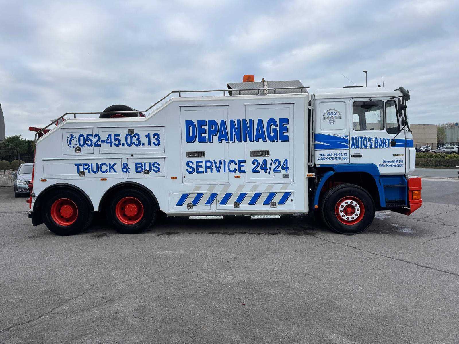 HOMME F90 Dépanneuse pour camions, Achat, Entreprise, Autres carburants, MAN