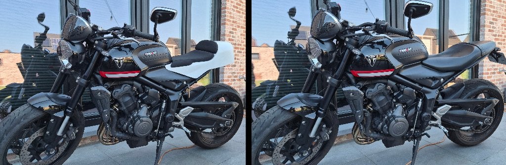 Trident RS Rear Single-Seat Kit FCR + extra, Motos, Enlèvement ou Envoi