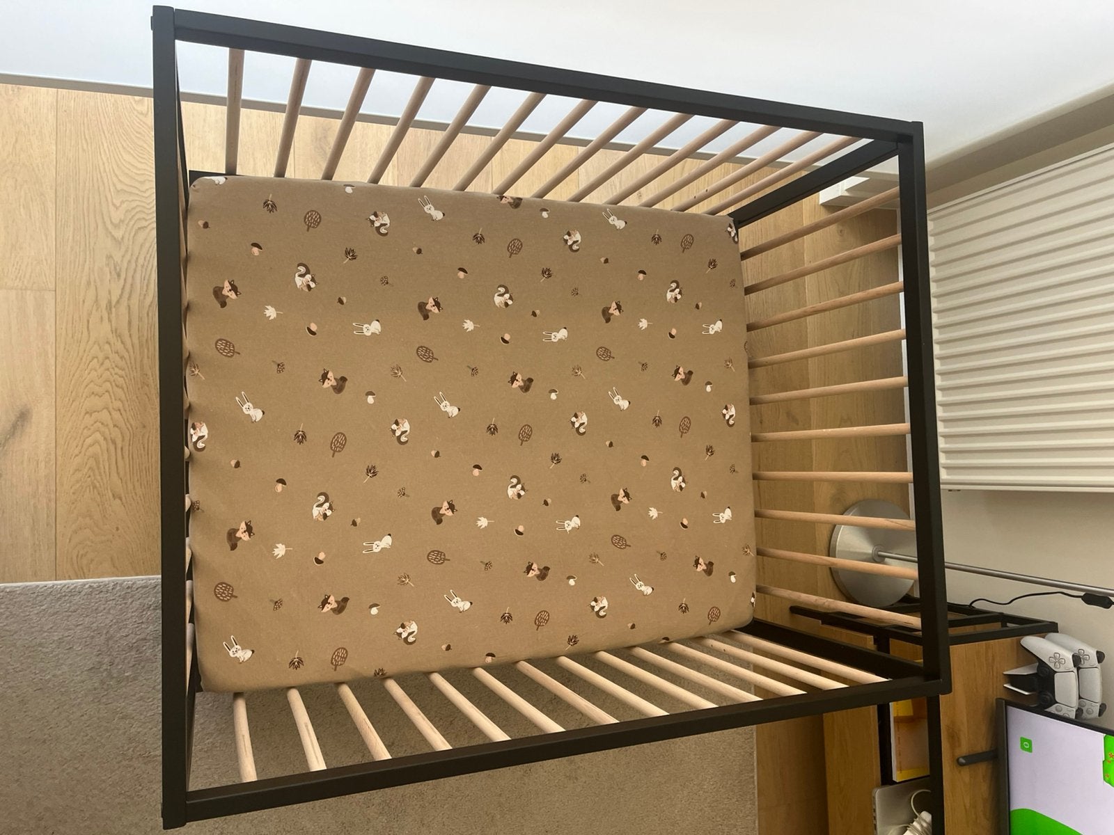 Babypark 75 x 100 op wieltjes, incl matras, hoes en molentje, Kinderen en Baby's, Babyparken, Ophalen, Zo goed als nieuw, Rechthoekig