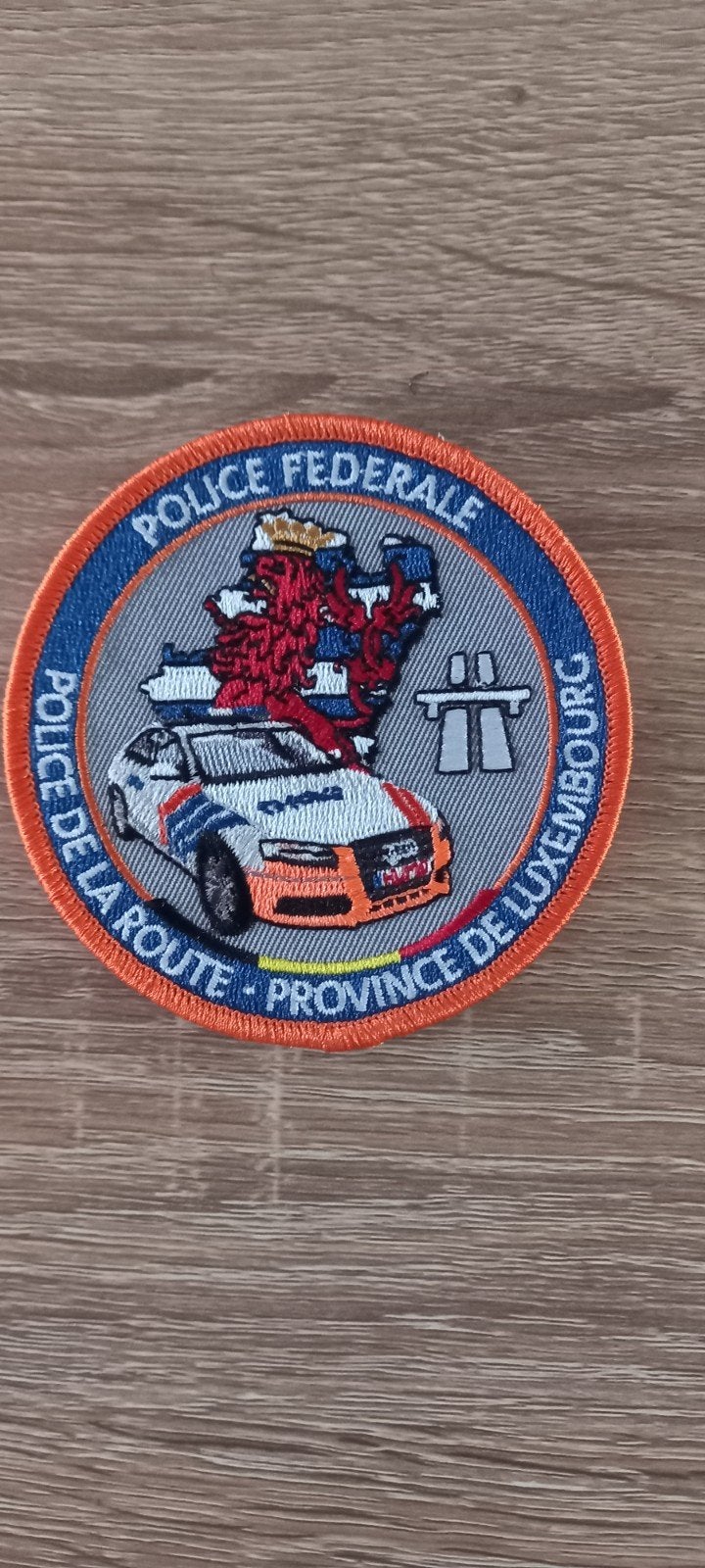 Patch-patch voor WPR UPC-badge van de politie, Ophalen of Verzenden, Rijkswacht, Embleem of Badge