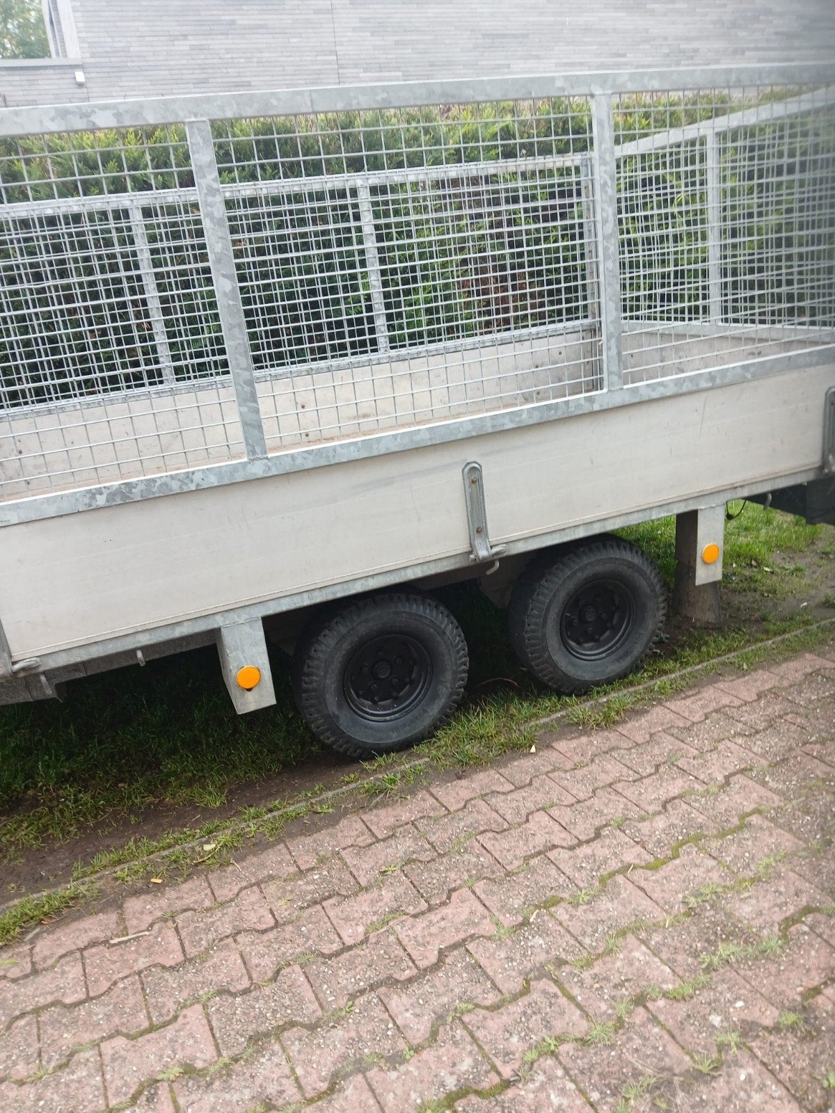 aanhangwagen dubbelasser Remorque geremd, Ophalen of Verzenden