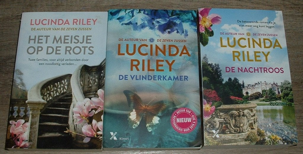 3 boeken door Lucinda Riley, Enlèvement ou Envoi, Comme neuf, Lucinda Riley, Belgique