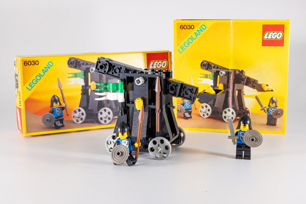 LEGO 6030 Catapult (1984) - compleet, Kinderen en Baby's, Speelgoed | Duplo en Lego, Gebruikt, Lego, Complete set, Compleet, Inclusief doos