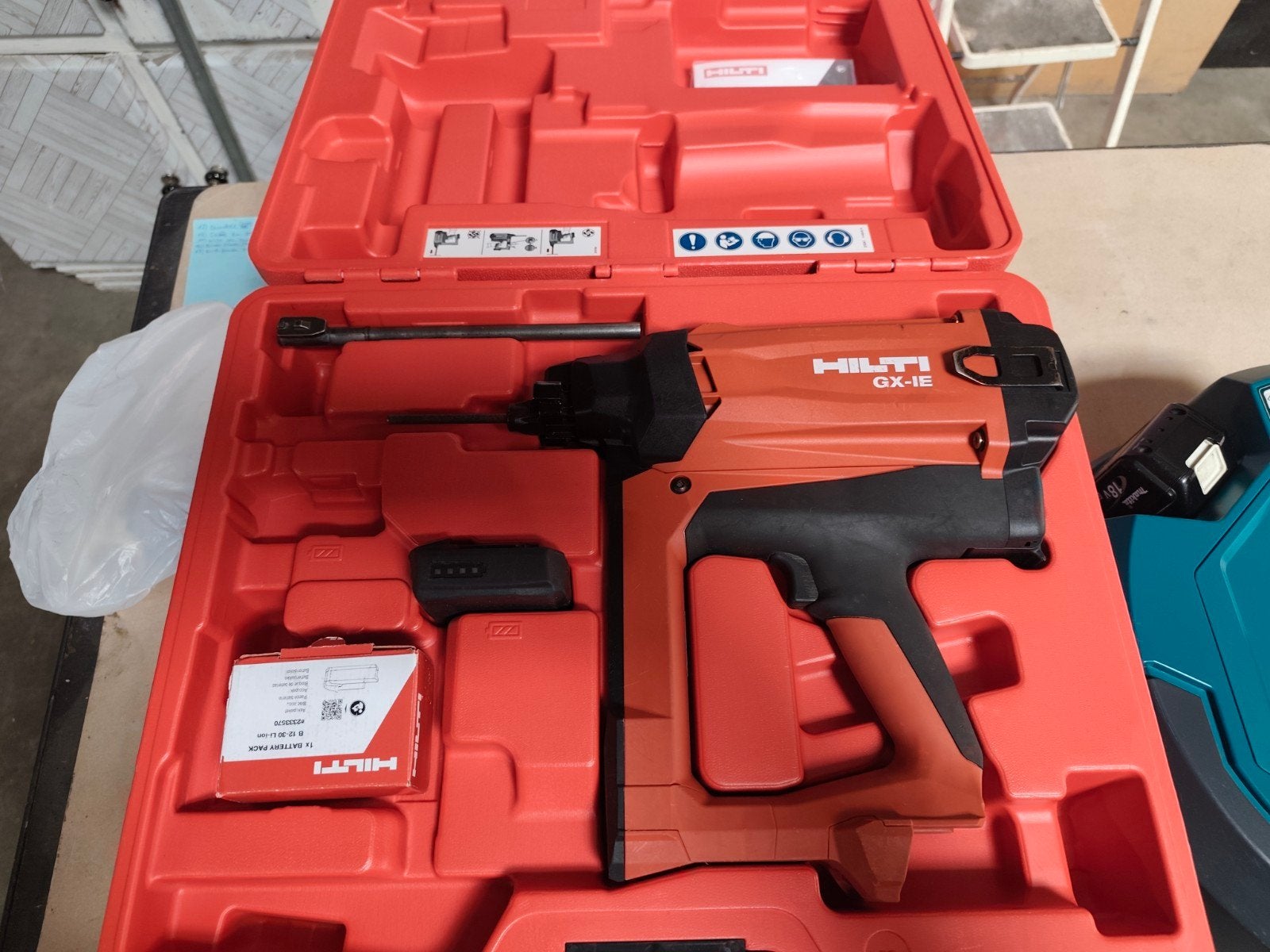 Pistolet à gaz Hilti GX-IE comme neuf., Bricolage & Construction, Enlèvement, Comme neuf