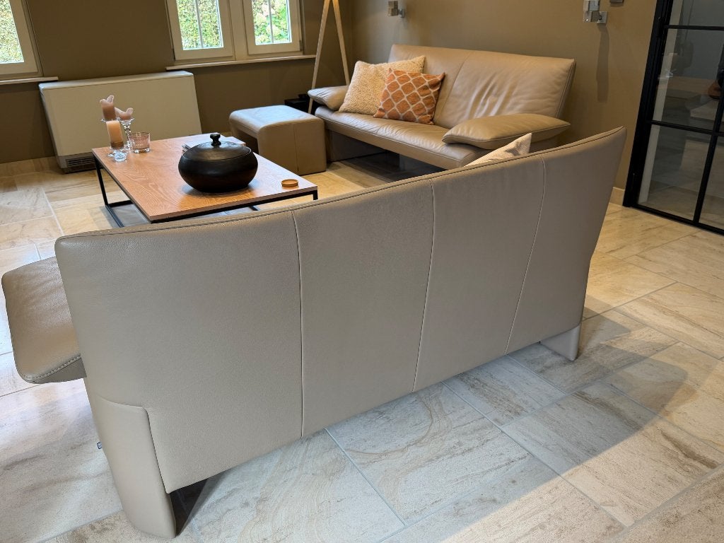 Jori Linea 3+2 zit + poef, Ophalen, Gebruikt, Past in elk interieur, Rechte bank