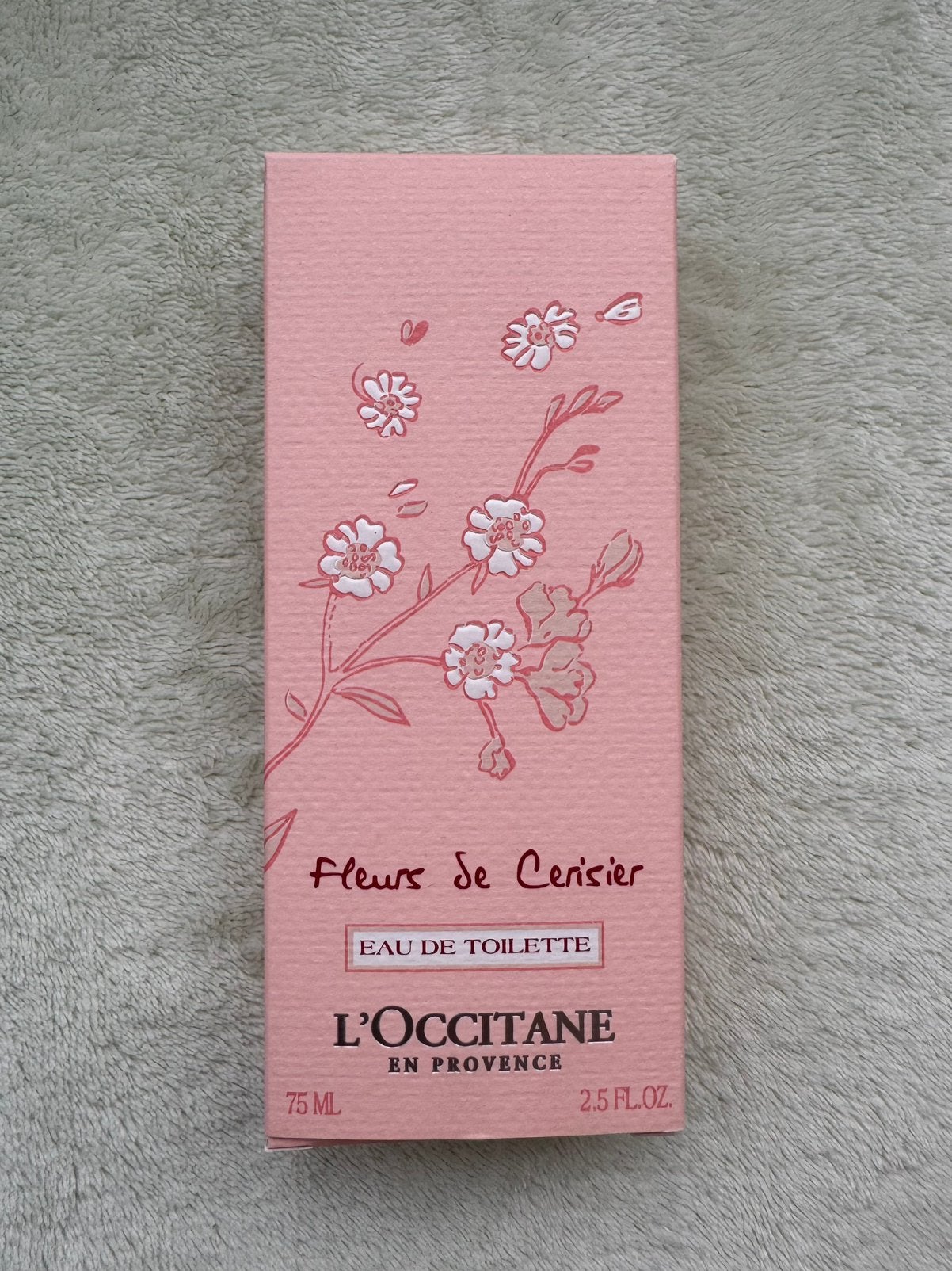 L’Occitane Parfum Fleurs de cerisier 75ml, Enlèvement ou Envoi, Neuf, Plein