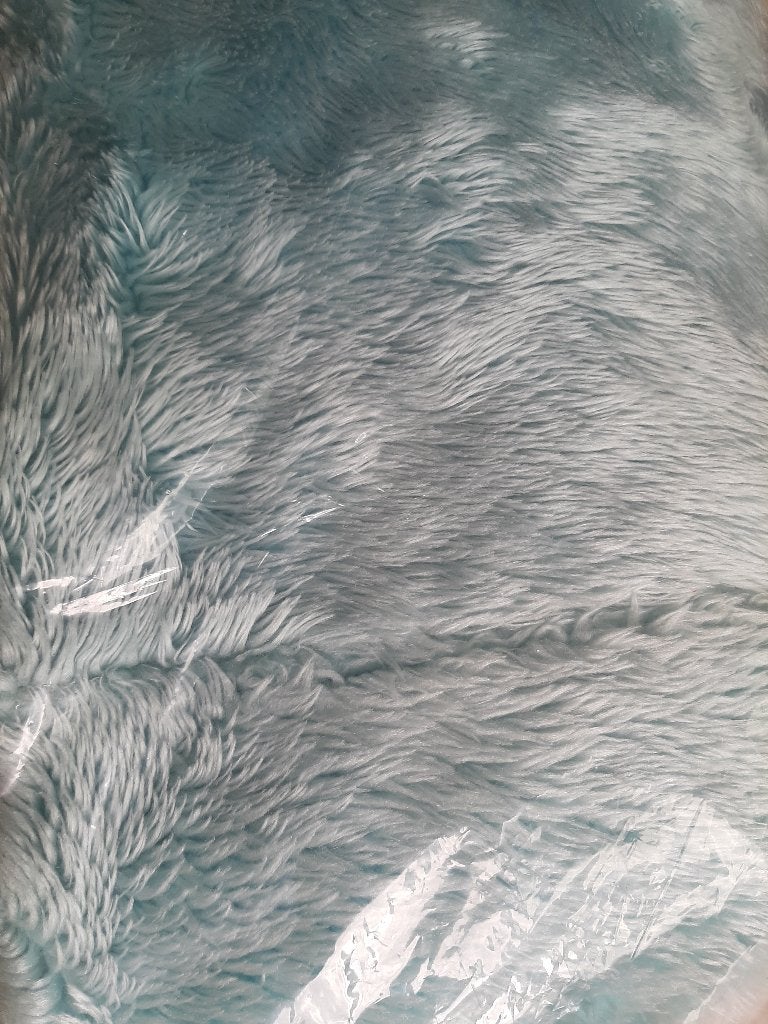 Mooie lichtblauwe bedsprei Ourson, heel goede staat, Huis en Inrichting, Ophalen, Gebruikt, Blauw, Tweepersoons