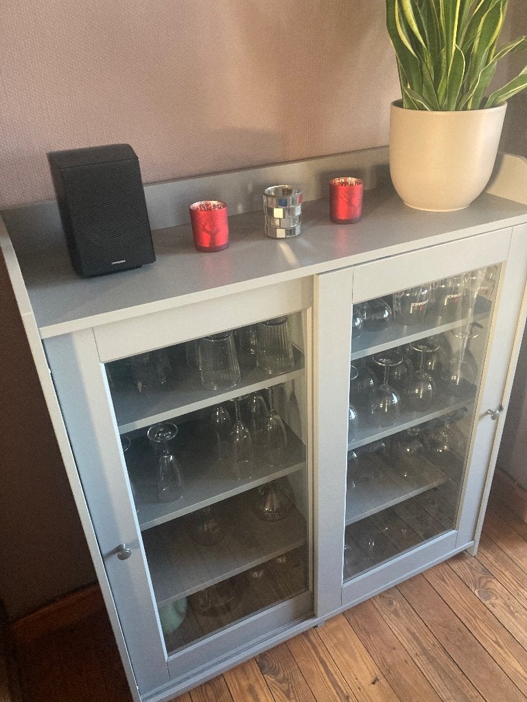 Vitrinekast, 25 à 50 cm, Avec tablette(s), Comme neuf, 100 à 150 cm