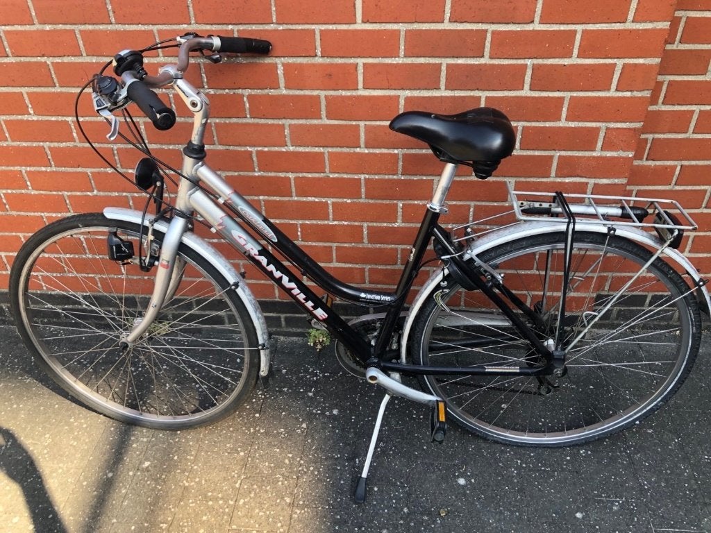 mechanische damesfiets, Ophalen, Gebruikt, Minder dan 10 versnellingen