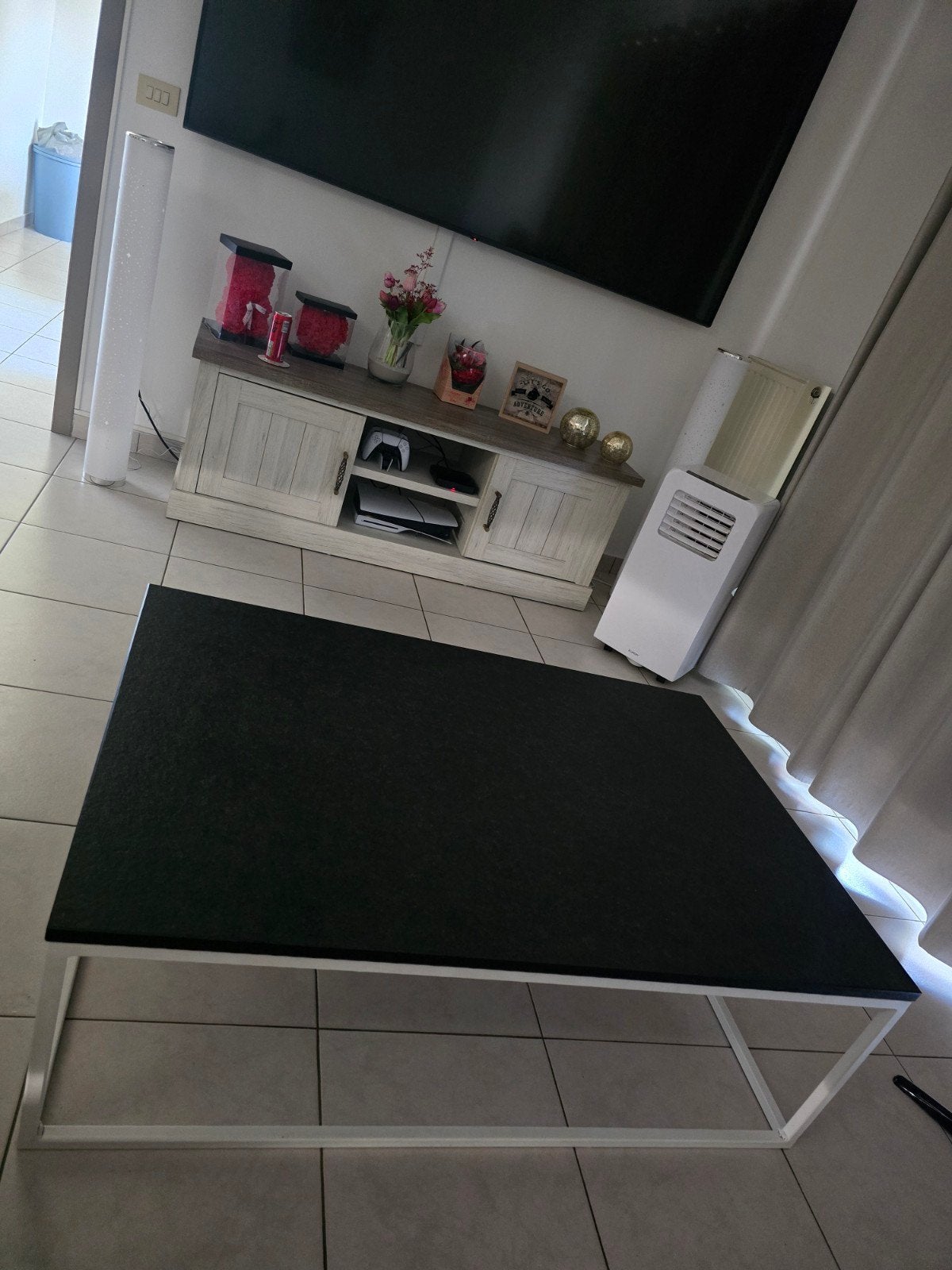 +++belle table basse très lourde +++, Maison & Meubles, 100 à 150 cm, Enlèvement, 50 à 100 cm, 5 – 50