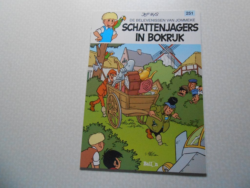 Jommeke 251 Schattenjagers in Bokrijk 2010 1 ste druk., Boeken, Eén stripboek, Nieuw, Jef Nys., Ophalen of Verzenden