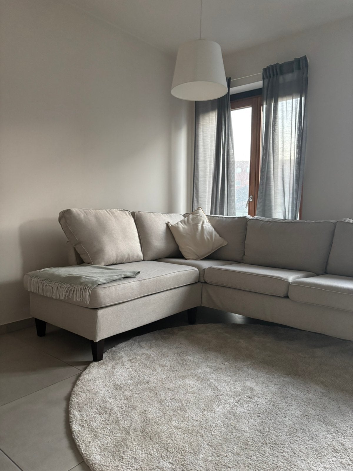 Zetel 4-zit | Beige | 1 jaar oud, 150 cm ou plus, Bois, Comme neuf, Enlèvement