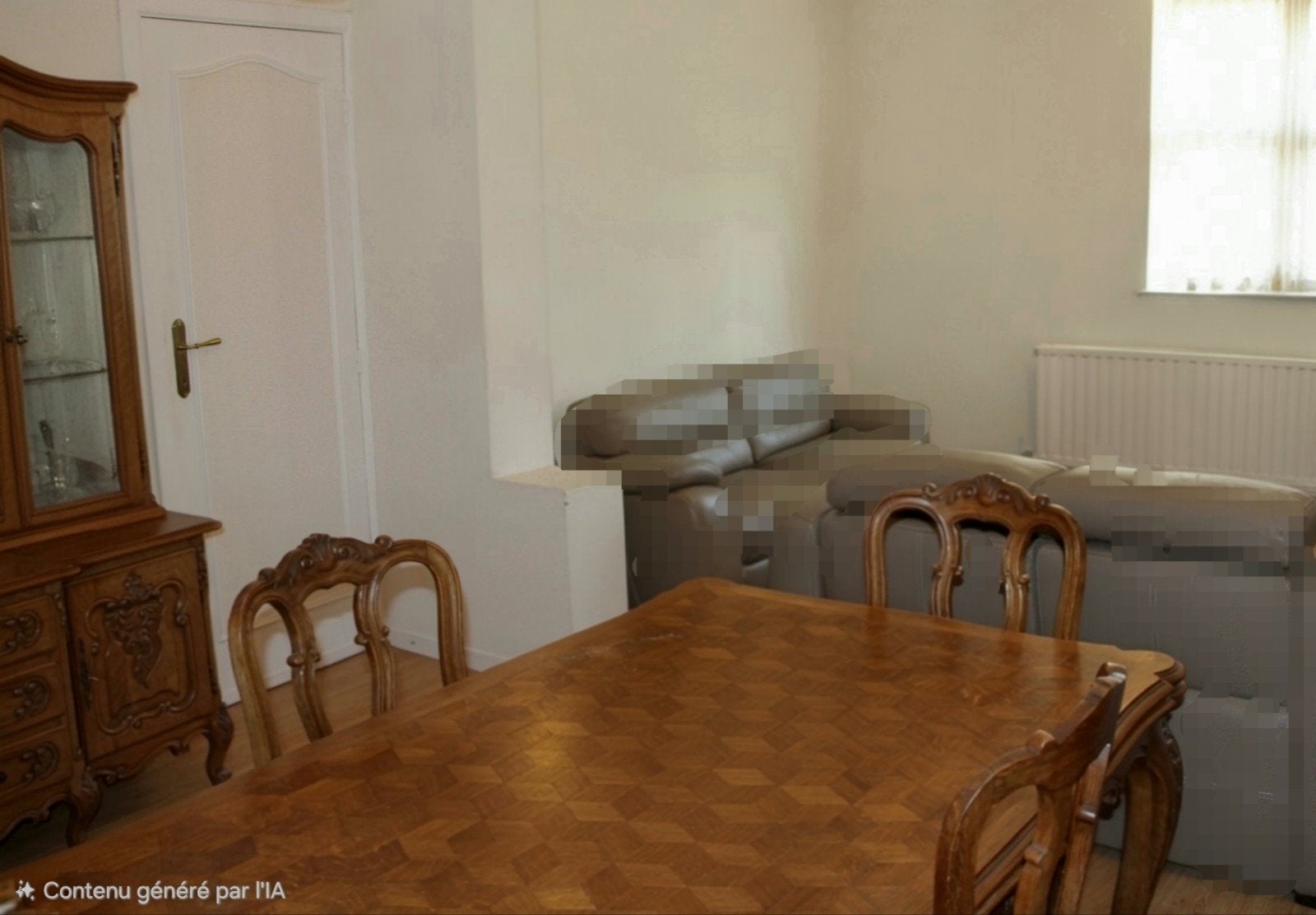 A DONNER SALLE A MANGER CHÊNE MASSIF, Enlèvement