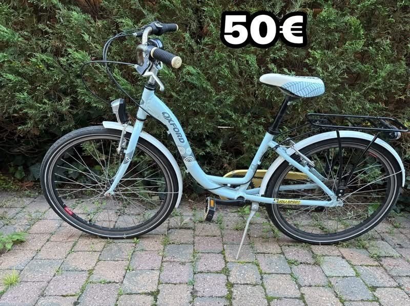 Oxford Scouts 24 meisjesfiets – lichtblauw – € 50, 24 pouces, Frein à main, Enlèvement, Utilisé