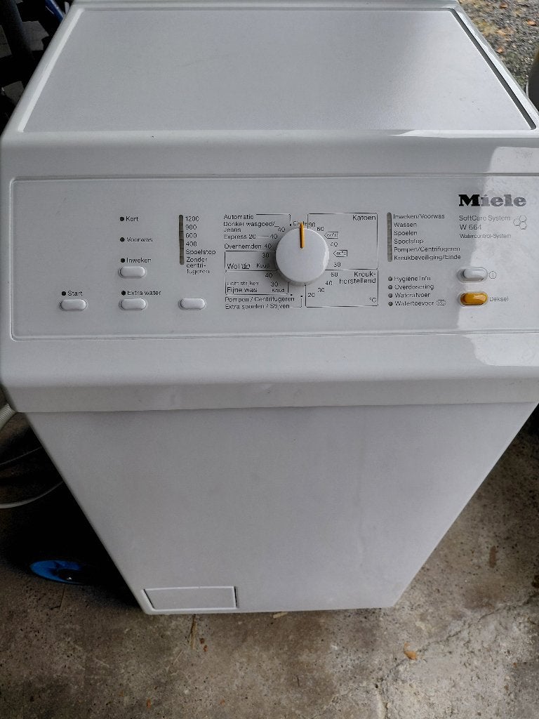 Miele W667 wasmachine bovenlader, Elektronische apparatuur, 4 tot 6 kg, Ophalen, Gebruikt, Bovenlader