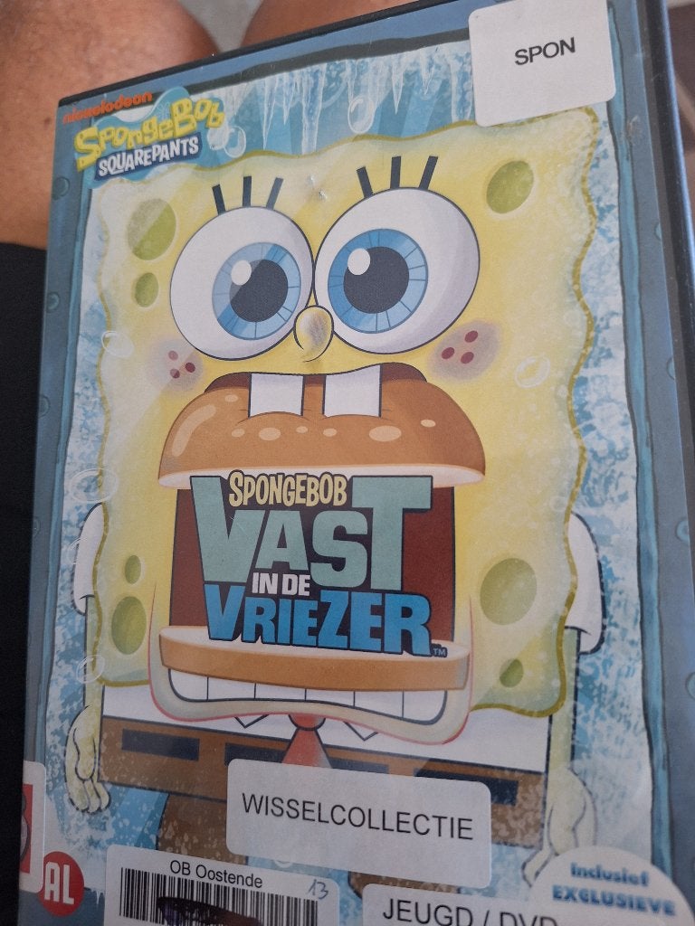 Spongebob vast in de vriezer, dvd, Ophalen of Verzenden, Gebruikt
