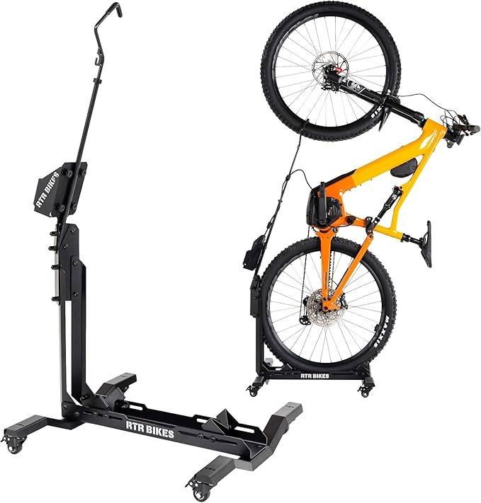 RTR BIKES Brutus Up Pro Mobile Bike Stand, Pneus larges, Comme neuf, Accessoire porte-vélos, Enlèvement