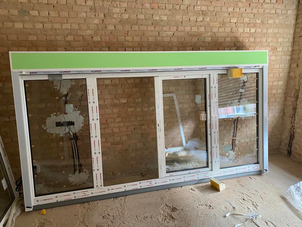 Nieuw 4 delige raam, Bricolage & Construction, Châssis & Portes coulissantes, Neuf, Enlèvement