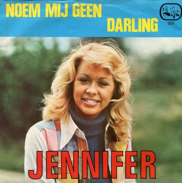 vinylsingle jennifer---noem me geen darling--, Cd's en Dvd's, Ophalen of Verzenden, Gebruikt, 7 inch