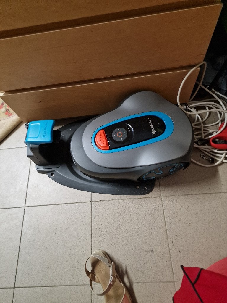 Robotmaaier te koop Gardena, Tuin en Terras, Grasmaaiers, Cirkelmaaier, Elektrische grasmaaier, Minder dan 30 cm, Nieuw