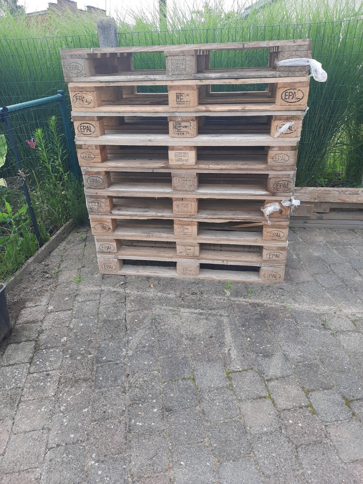 EPAL paletten 9 stuks 100€, Ophalen