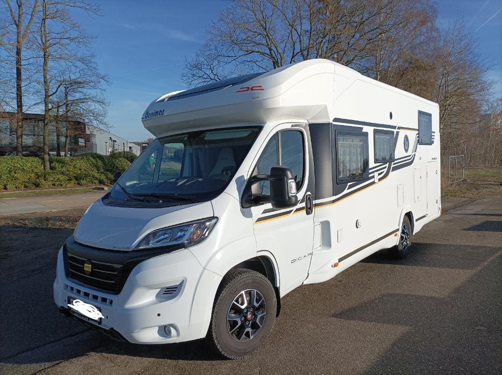 Benimar Mileo 263, Caravans en Kamperen, Mobilhomes, Ringverwarming, Fiat, Luifel, 6 tot 7 meter