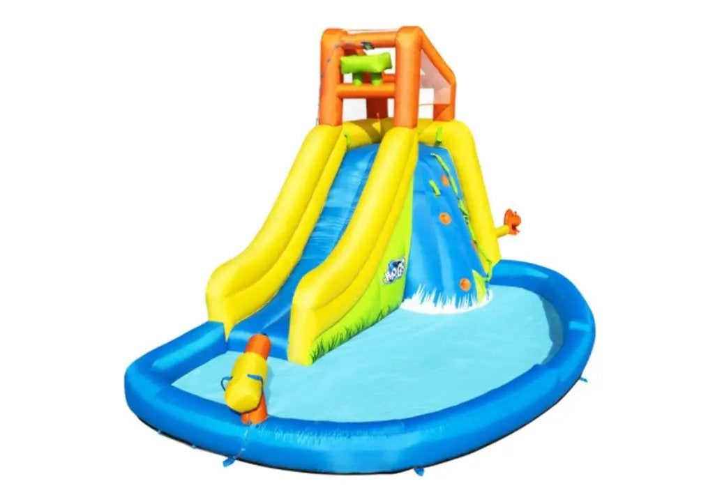 Dubbel besteld : Bestway H2OGO! Mount Splashmore waterpark, Ophalen, Zo goed als nieuw, Glijbaan