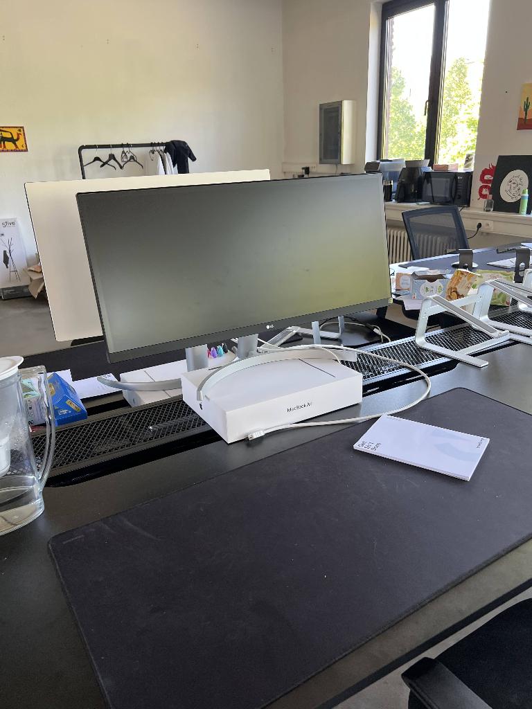LG computerscherm(en) 29WK600-W witte achterkant 2019, Enlèvement, Utilisé, LG