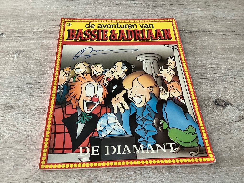 De avonturen van Bassie & Adriaan strip: De Diamant, Gelezen, Ophalen of Verzenden, Bas & Aad van Toor, Eén stripboek