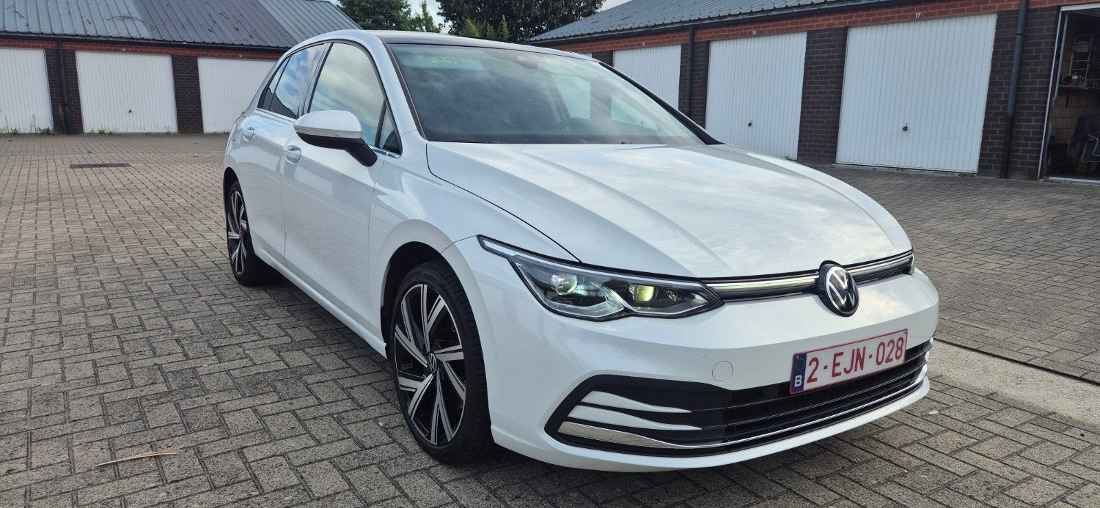 golf 8 1.4 hybride benzine, Auto's, Volkswagen, Dealer onderhouden, Euro 6, Wit, 5 deurs