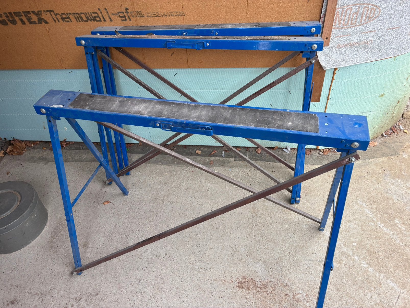 Schragen voor behangtafel of andere, verstevigd, Ophalen, Gebruikt